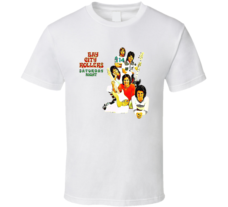 Bay City Rollers Saturday Night T Shirt Bay City Rollers Saturday Night T Shirt