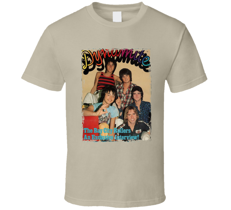 Bay City Rollers Dynamite Cover T Shirt Bay City Rollers Dynamite Cover T Shirt