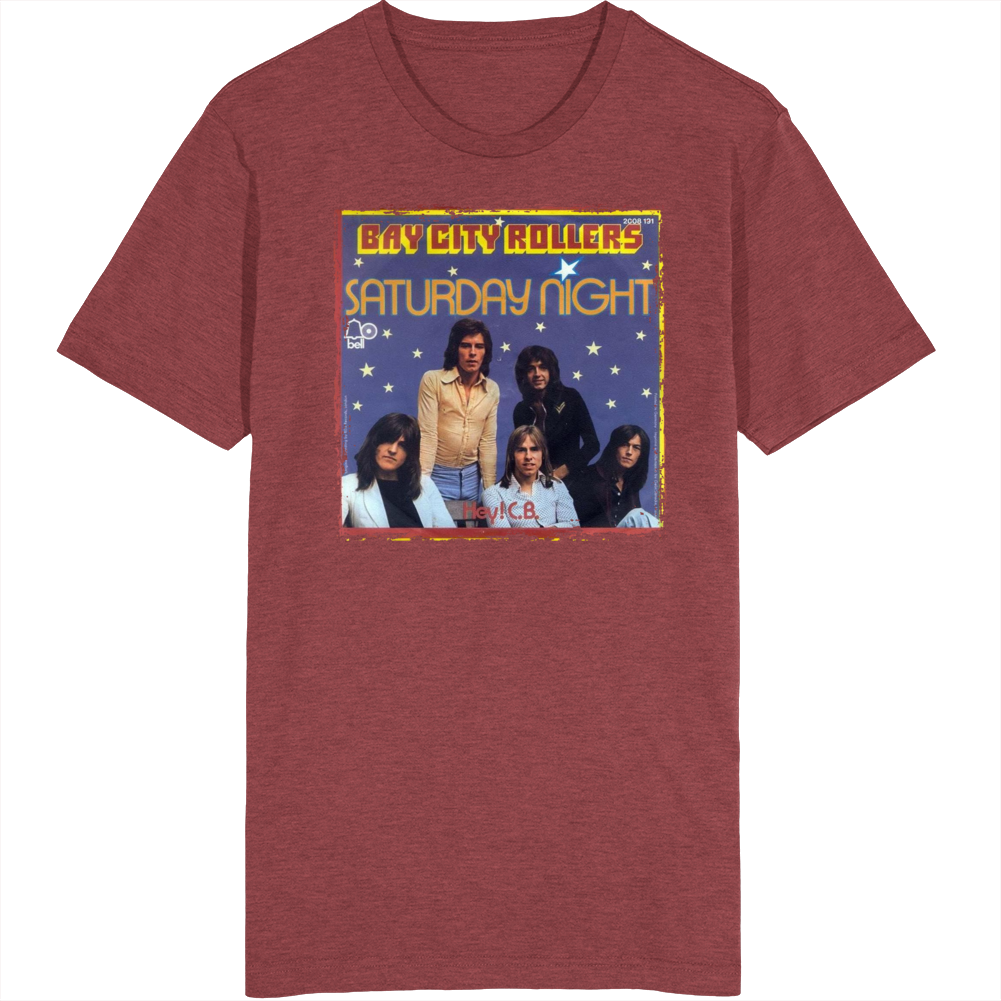 Bay City Rollers Saturday Night Cover T Shirt Bay City Rollers Saturday Night Cover T Shirt