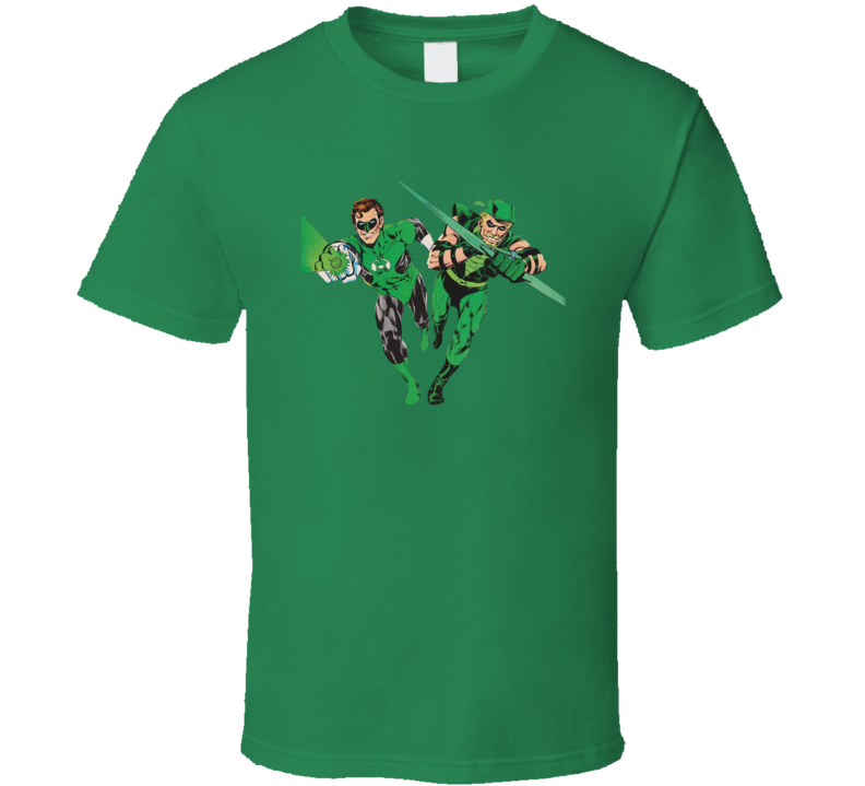 Green Lantern Green Arrow Comic Characters T Shirt Green Lantern Green Arrow Comic Characters T Shirt