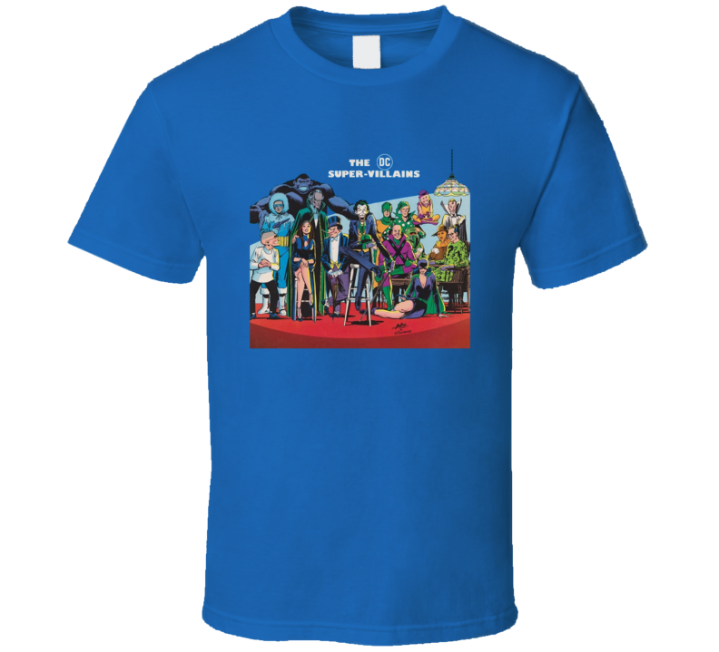 The Super Villains Dc Comics T Shirt The Super Villains Dc Comics T Shirt