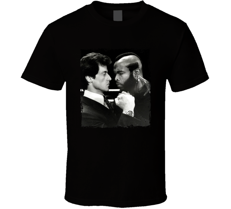 Mr T Stallone Rocky 3 Boxing Movie Fan T Shirt Mr T Stallone Rocky 3 Boxing Movie Fan T Shirt