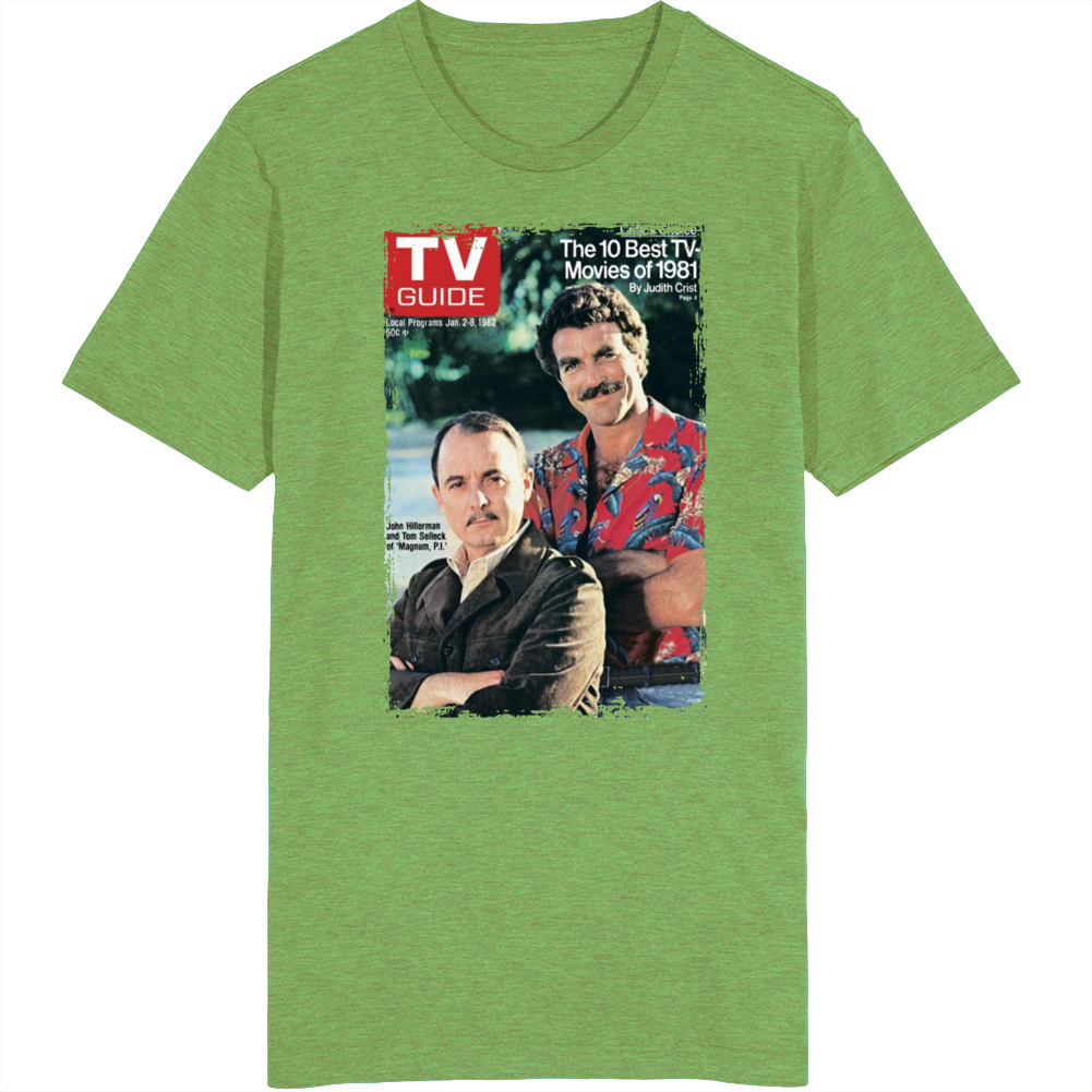 Magnum Pi Tv Guide Cover T Shirt Magnum Pi Tv Guide Cover T Shirt