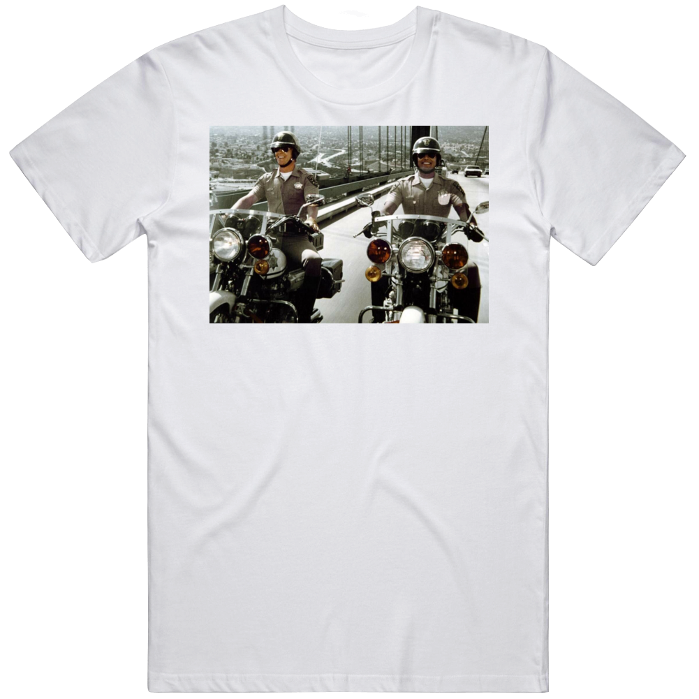Chips Ponch Jon California Highway Tv T Shirt Chips Ponch Jon California Highway Tv T Shirt