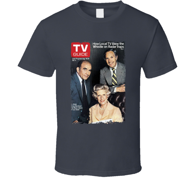 Lou Grant Ed Asner Tv Guide Cover T Shirt Lou Grant Ed Asner Tv Guide Cover T Shirt