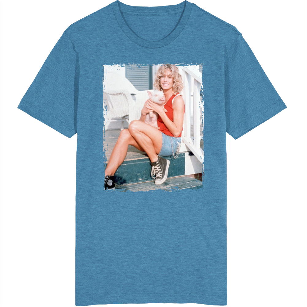 Farah Fawcett Silk Hope T Shirt Farah Fawcett Silk Hope T Shirt