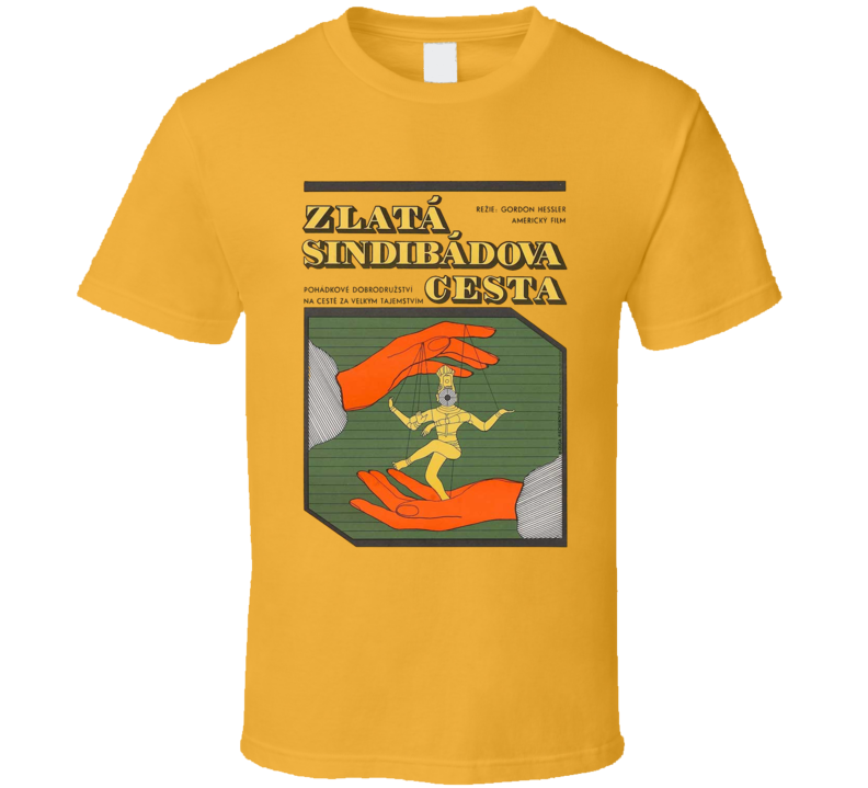 The Golden Voyage Of Sinbad Czech T Shirt The Golden Voyage Of Sinbad Czech T Shirt
