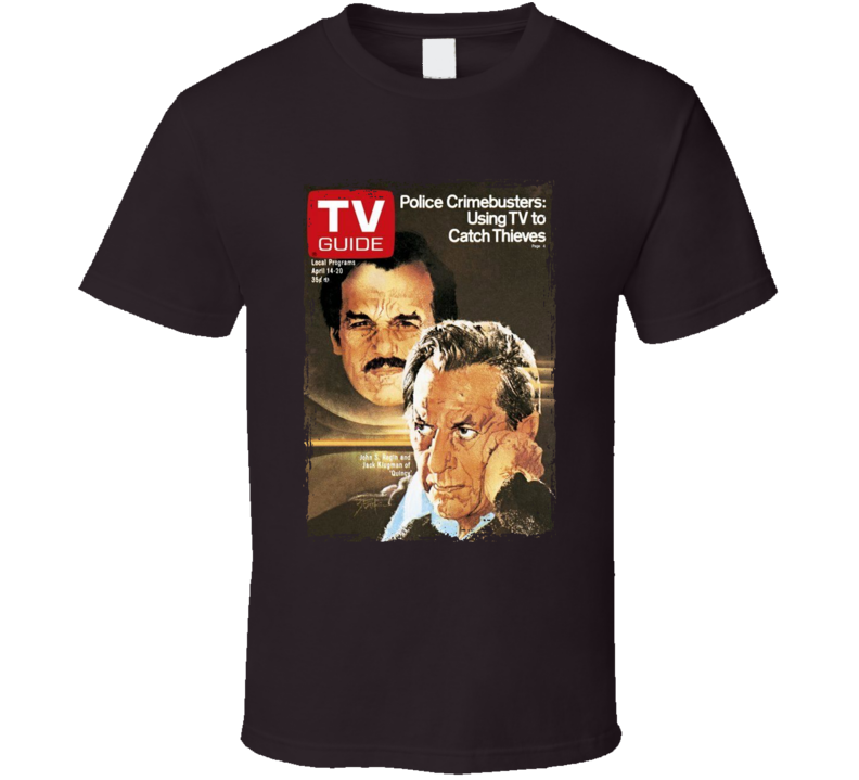 Quincy Jack Klugman Tv Guide Cover T Shirt Quincy Jack Klugman Tv Guide Cover T Shirt