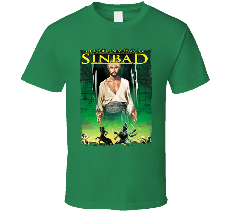The Golden Voyage Of Sinbad Movie T Shirt The Golden Voyage Of Sinbad Movie T Shirt
