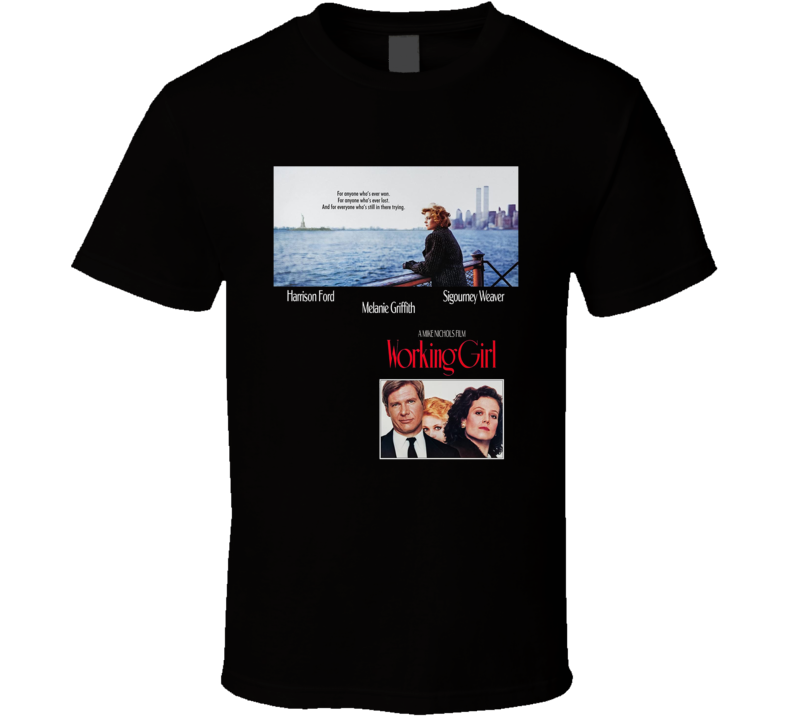 Working Girl Griffith Ford Weaver Movie T Shirt Working Girl Griffith Ford Weaver Movie T Shirt
