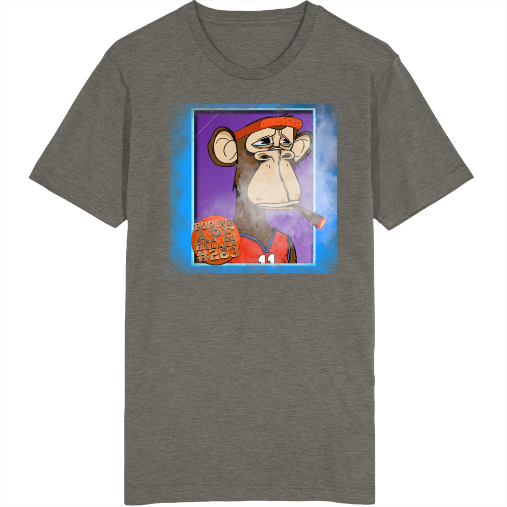 Boring Ape Baller #283 Smoking A Big Blunt Nft T Shirt Boring Ape Baller #283 Smoking A Big Blunt Nft T Shirt