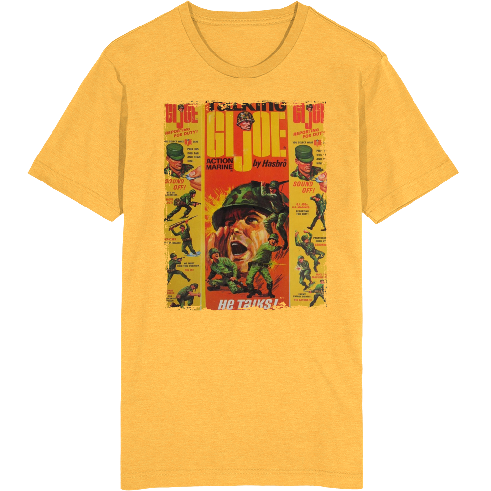 Gi Joe Talking Action Marine Toy Packaging T Shirt Gi Joe Talking Action Marine Toy Packaging T Shirt