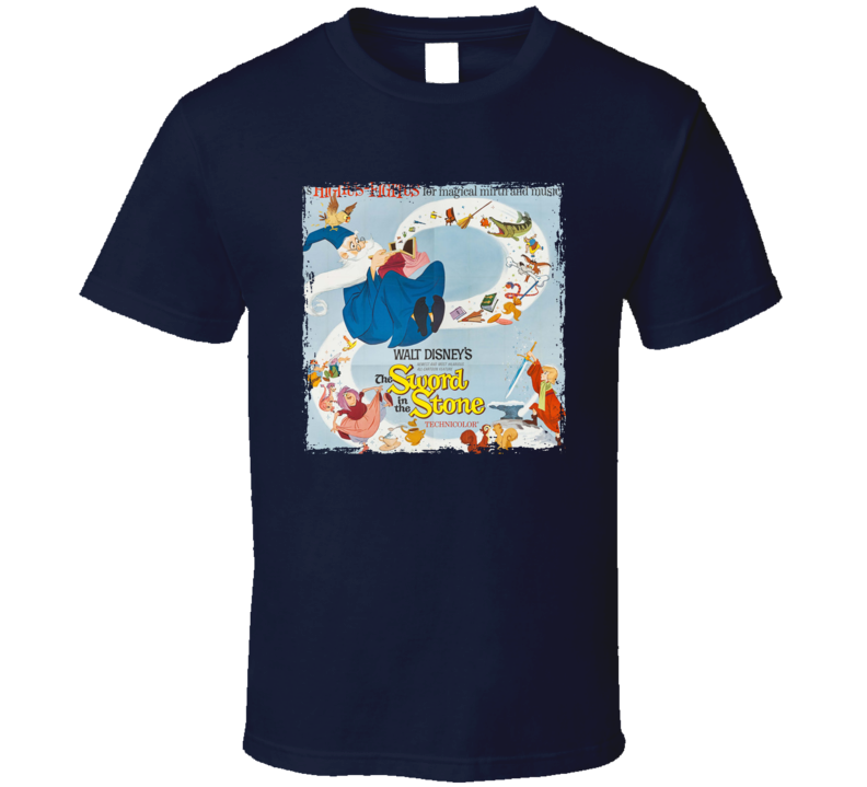 The Sword In The Stone Animated Movie T Shirt The Sword In The Stone Animated Movie T Shirt