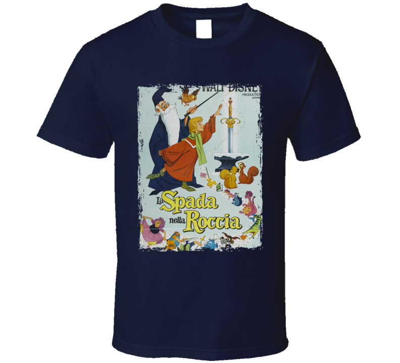The Sword In The Stone Italian T Shirt The Sword In The Stone Italian T Shirt