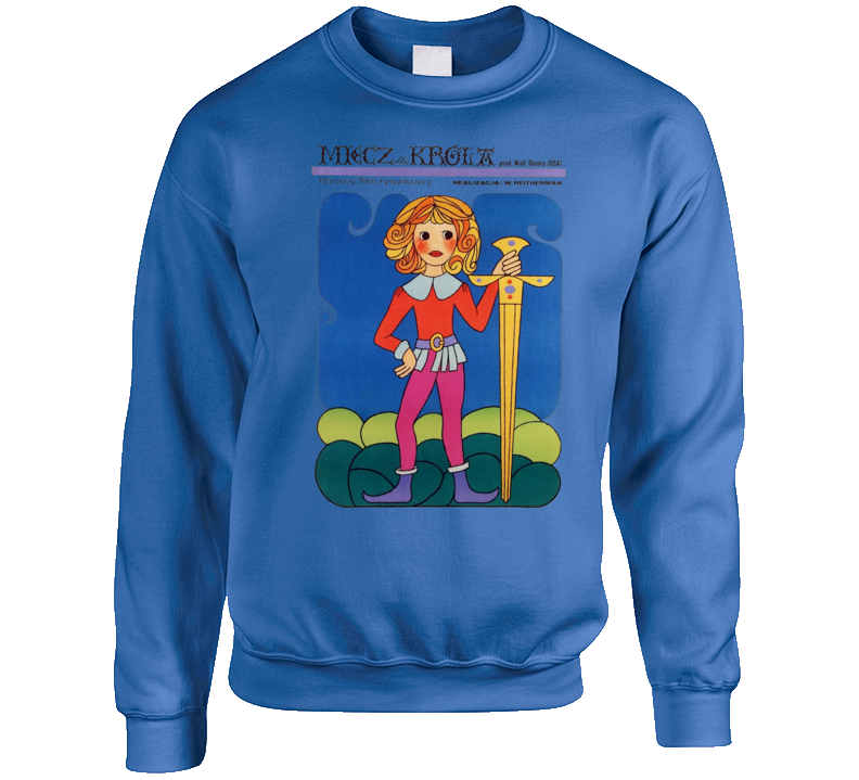 The Sword In The Stone Polish Crewneck Sweatshirt The Sword In The Stone Polish Crewneck Sweatshirt
