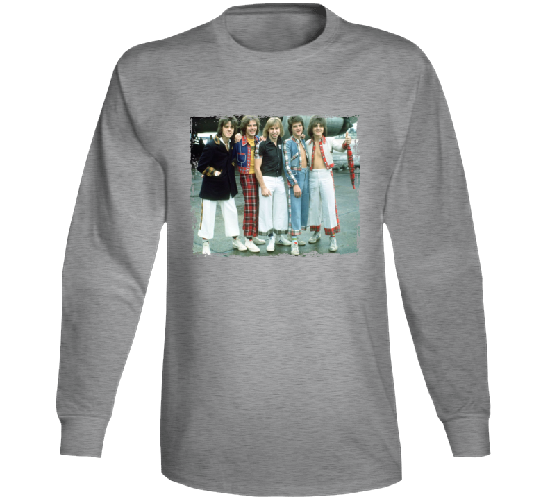 The Bay City Rollers 70s Scottish Pop Band Long Sleeve T Shirt The Bay City Rollers 70s Scottish Pop Band Long Sleeve T Shirt