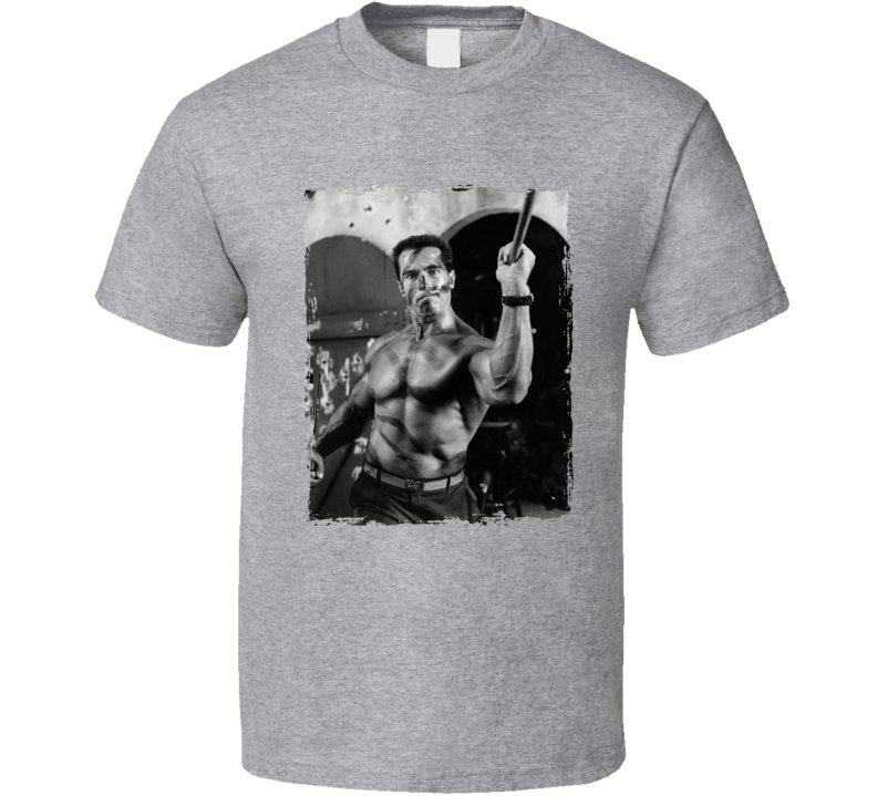 Commando Schwarzenegger Movie Fan T Shirt Commando Schwarzenegger Movie Fan T Shirt