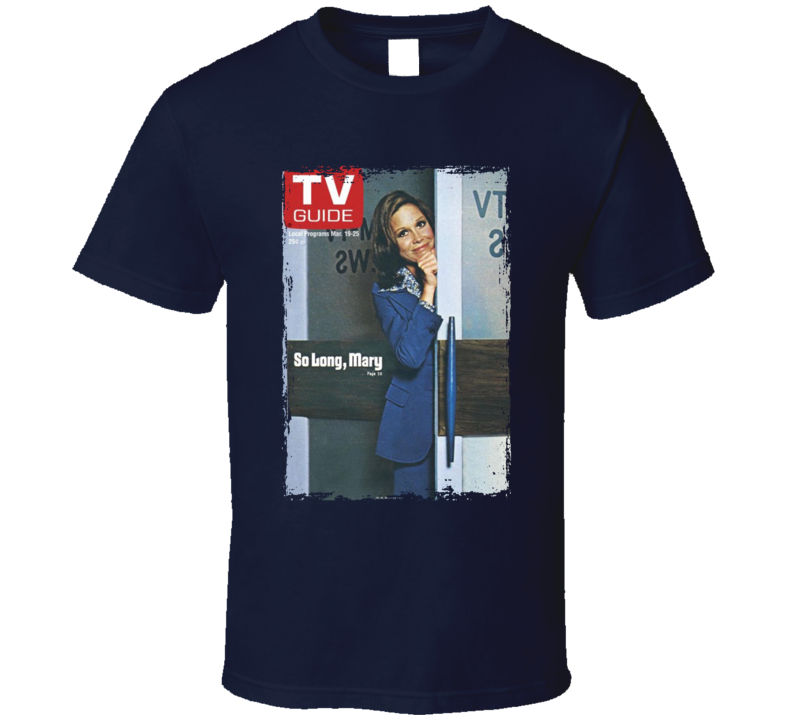 Mary Tyler Moore So Long Tv Magazine T Shirt Mary Tyler Moore So Long Tv Magazine T Shirt