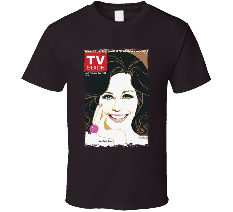 Mary Tyler Moore Tv Mag Cover T Shirt Mary Tyler Moore Tv Mag Cover T Shirt