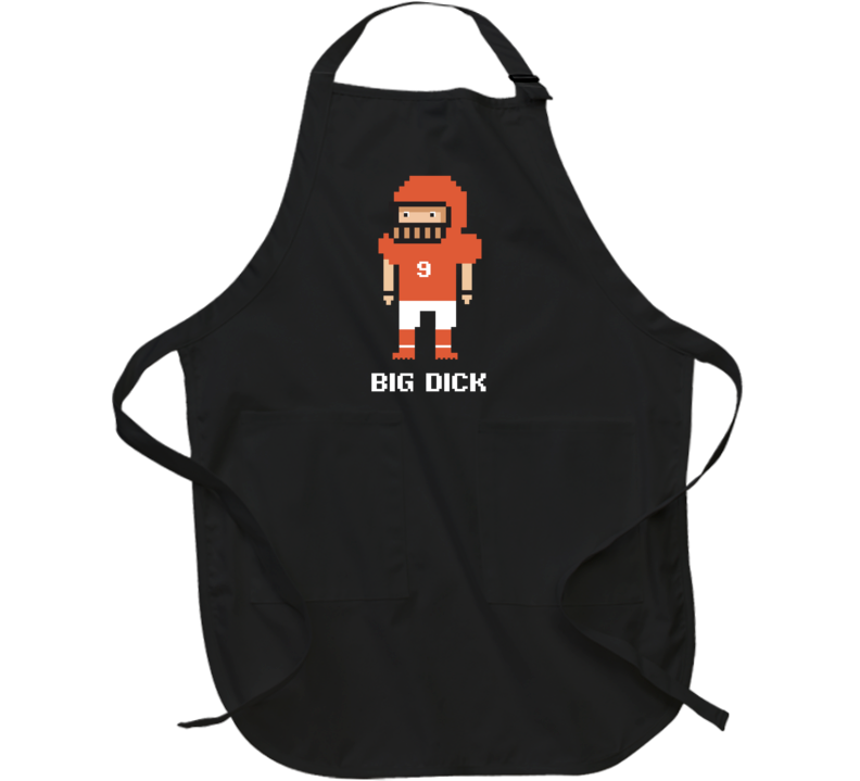 Big Dick Joe Burrow Football Tecmo 8 Bit Apron Big Dick Joe Burrow Football Tecmo 8 Bit Apron