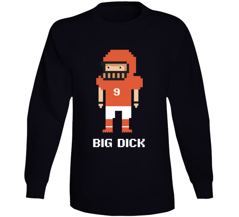 Big Dick Joe Burrow Football Tecmo 8 Bit Long Sleeve T Shirt Big Dick Joe Burrow Football Tecmo 8 Bit Long Sleeve T Shirt