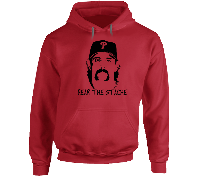 Sal Fasano Fear The Stache Baseball Hoodie Sal Fasano Fear The Stache Baseball Hoodie