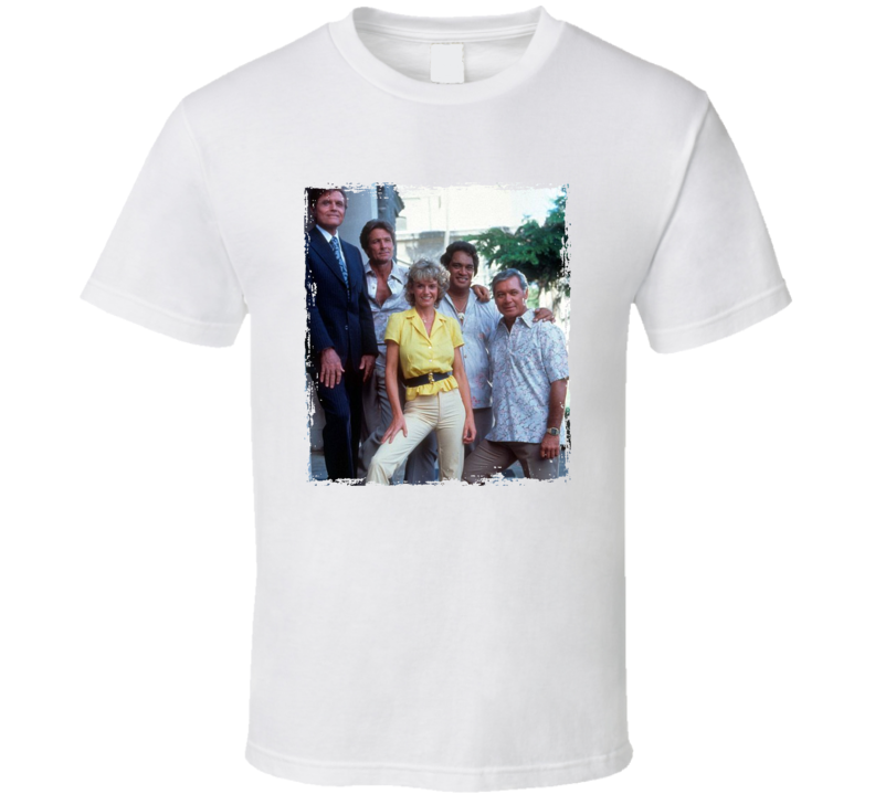 Hawaii 5-0 1980 Cast T Shirt Hawaii 5-0 1980 Cast T Shirt