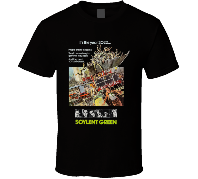 Soylent Green Heston Movie T Shirt Soylent Green Heston Movie T Shirt