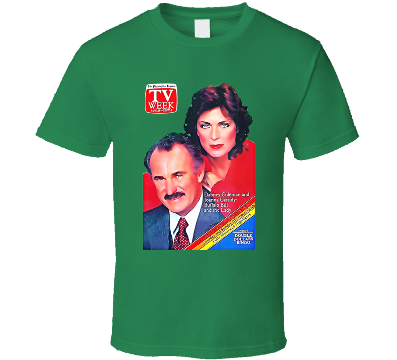 Dabney Coleman Joanna Cassidy Tv Magazine Cover T Shirt Dabney Coleman Joanna Cassidy Tv Magazine Cover T Shirt