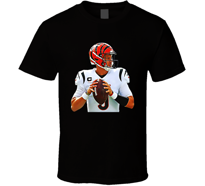 Joe Burrow Cincinnati Quarterback Football Fan T Shirt Joe Burrow Cincinnati Quarterback Football Fan T Shirt