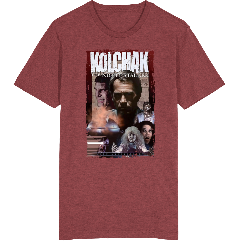Kolchak The Night Stalker 50th Anniversary T Shirt Kolchak The Night Stalker 50th Anniversary T Shirt