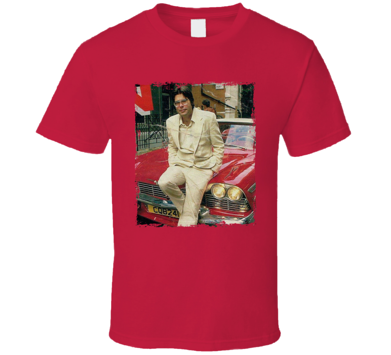 Stephen King And Christine Vintage Photo T Shirt Stephen King And Christine Vintage Photo T Shirt