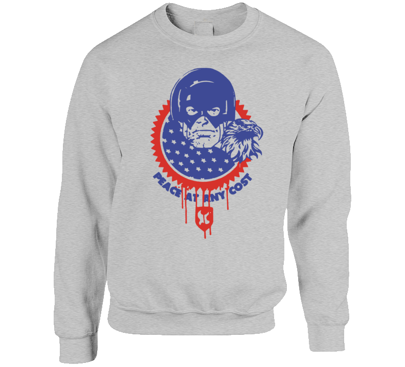 Peacemaker Peace At Any Cost Crewneck Sweatshirt Peacemaker Peace At Any Cost Crewneck Sweatshirt