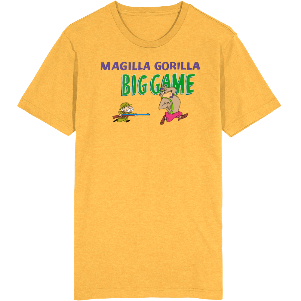 Magilla Gorilla Big Game Cartoon T Shirt Magilla Gorilla Big Game Cartoon T Shirt