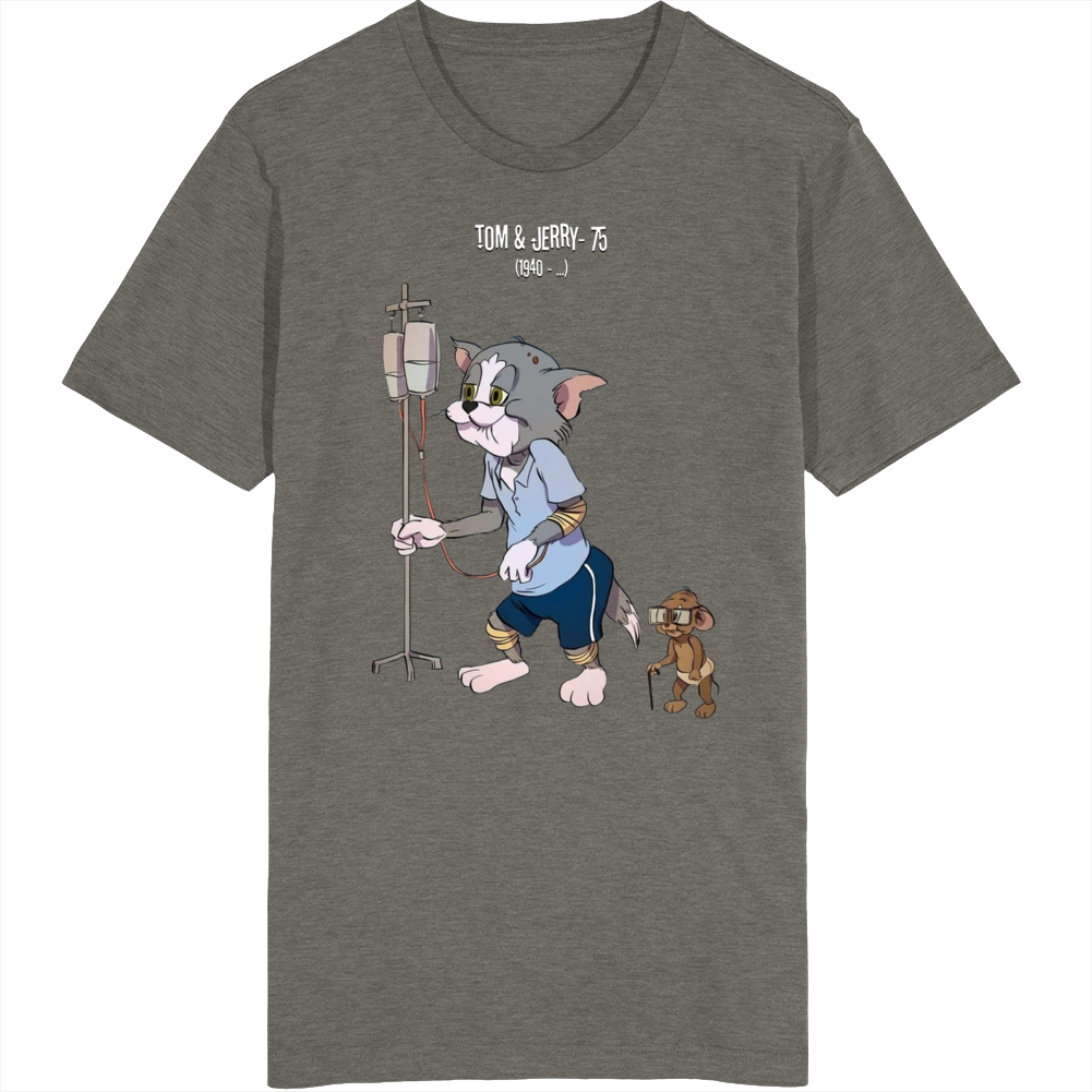 Tom And Jerry Age 75 Cartoon Characters T Shirt Tom And Jerry Age 75 Cartoon Characters T Shirt