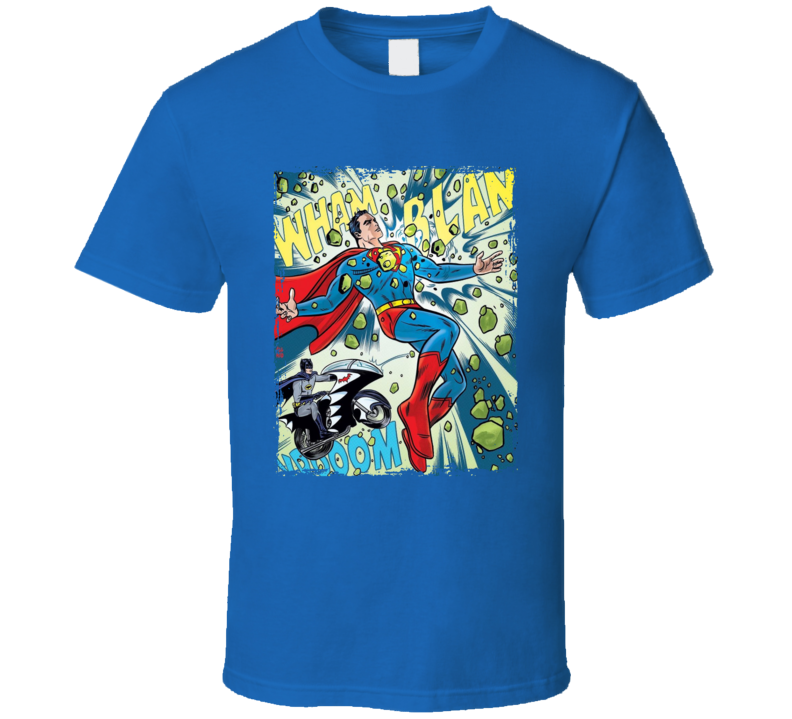 Superman Batman Wham Blam Comic T Shirt Superman Batman Wham Blam Comic T Shirt