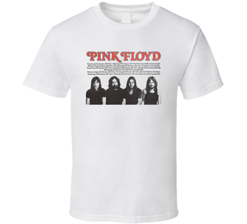Pink Floyd 1977 German Tour T Shirt Pink Floyd 1977 German Tour T Shirt
