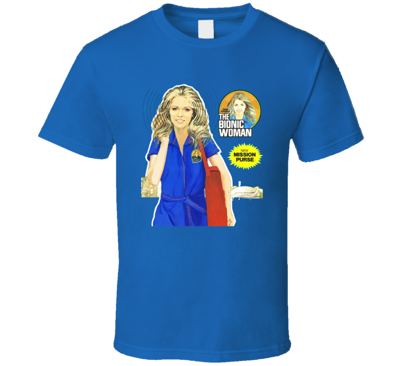 The Bionic Woman Mission Purse T Shirt The Bionic Woman Mission Purse T Shirt