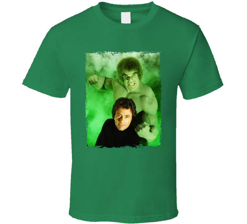 The Incredible Hulk Ferrigno Bixby T Shirt The Incredible Hulk Ferrigno Bixby T Shirt