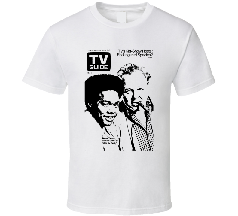 All In The Family Archie Lionel Tv Magazine T Shirt All In The Family Archie Lionel Tv Magazine T Shirt