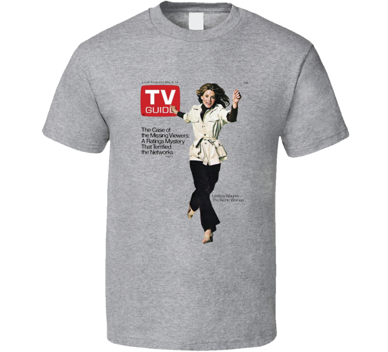 The Bionic Woman Tv Magazine T Shirt The Bionic Woman Tv Magazine T Shirt