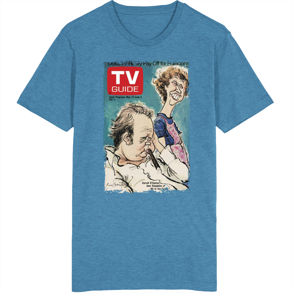 All In The Family Archie Edith Tv Magazine T Shirt All In The Family Archie Edith Tv Magazine T Shirt