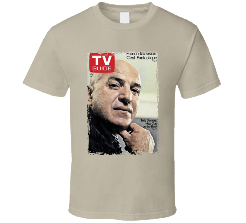 Kojak Tv Magazine Cover T Shirt Kojak Tv Magazine Cover T Shirt