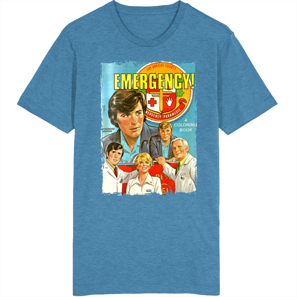 Emergency Tv Series Coloring Book T Shirt Emergency Tv Series Coloring Book T Shirt