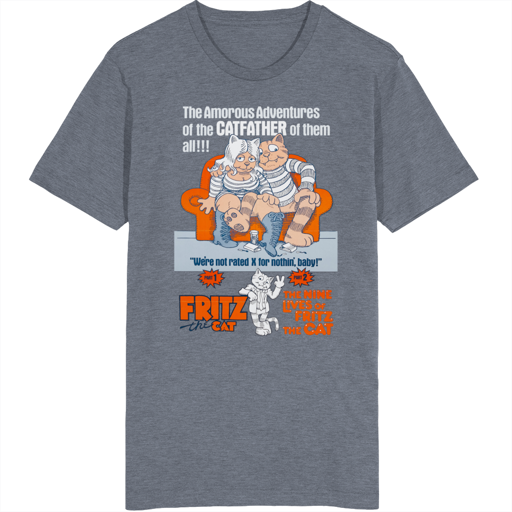 The Nine Lives Of Fritz The Cat T Shirt The Nine Lives Of Fritz The Cat T Shirt