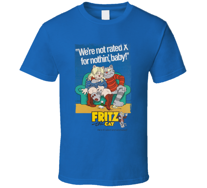 Fritz The Cat X Rated Animated Movie T Shirt Fritz The Cat X Rated Animated Movie T Shirt