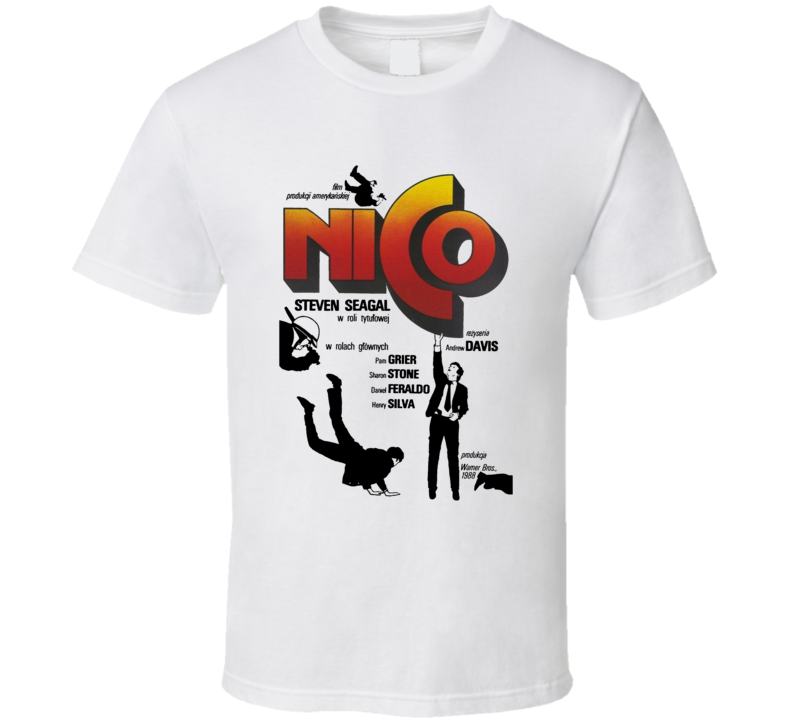 Nico Steven Seagal Polish Movie T Shirt Nico Steven Seagal Polish Movie T Shirt