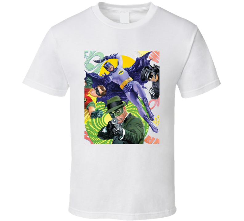 Batman Robin And The Green Hornet Mashup T Shirt Batman Robin And The Green Hornet Mashup T Shirt