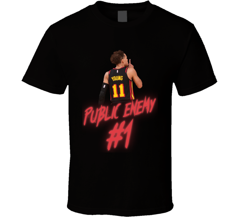 Trae Young Public Enemy One T Shirt Trae Young Public Enemy One T Shirt