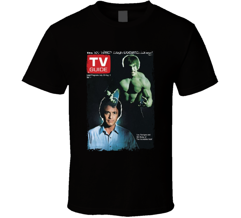 The Incredible Hulk Tv Magazine Cover T Shirt The Incredible Hulk Tv Magazine Cover T Shirt